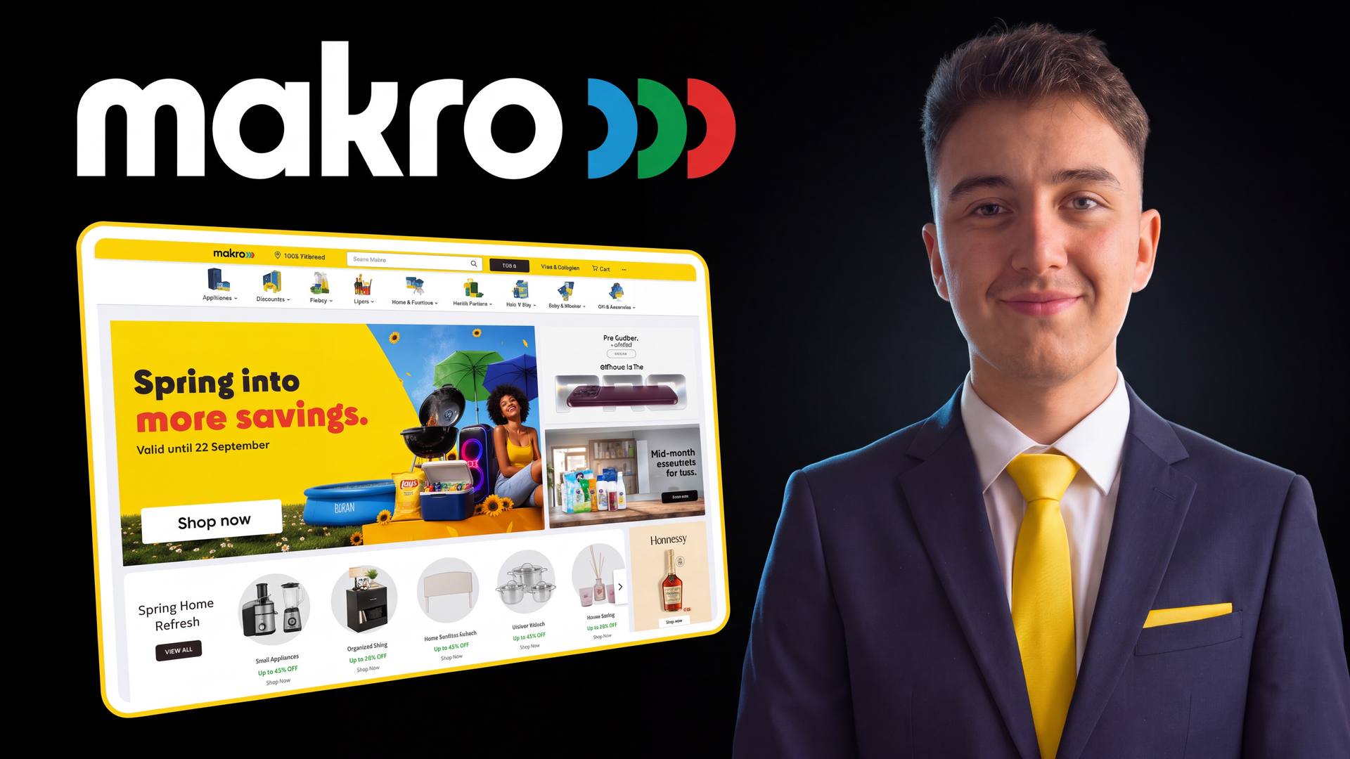 TSeller Makro Auto Promotions — how to enter Makro Marketplace promotions in under five minutes: pull the upcoming Makro promotional calendar, pick offers with templates for over-stocked, best-selling and slow-moving products, set bulk categories, fulfilment type and discounts, see profit per unit after Makro commission and final-mile fees, check every deal against the minimum units, deal value and selling price rules, then export the promo planner file or auto-fill the Makro submission form in South Africa